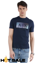 T-Shirt Men Navy Armani Exchange S Camiseta